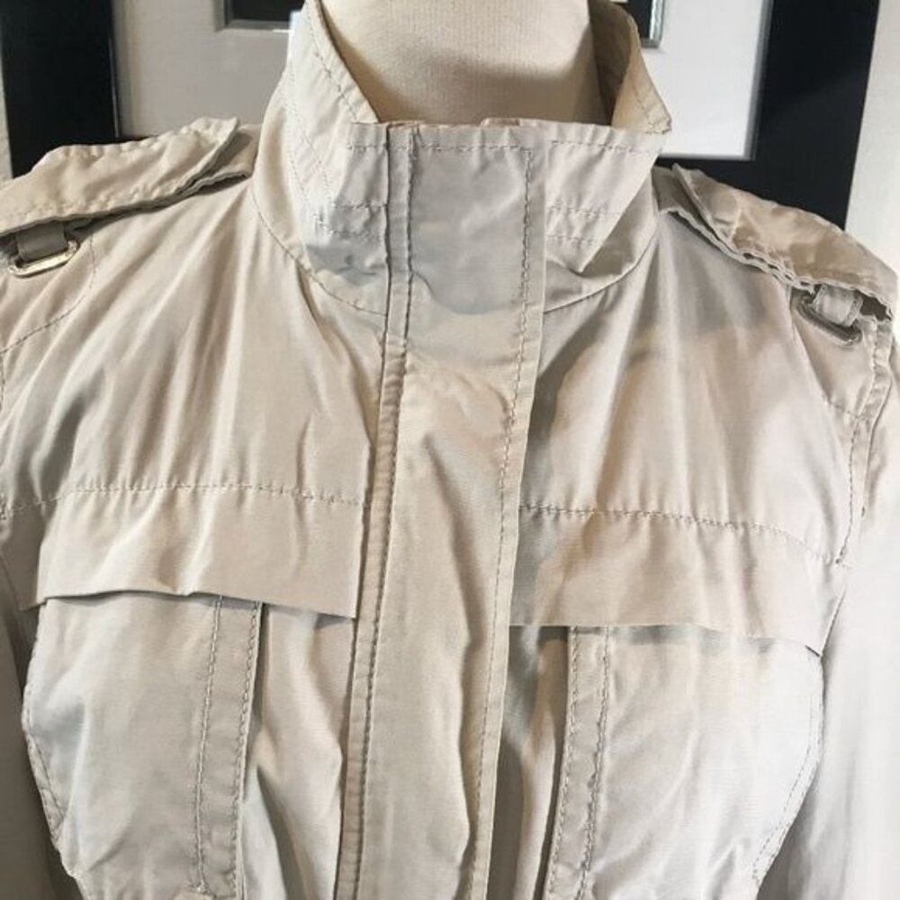 Zara Basic Beige Outerwear Outdoor Coat Jacket Sz… - image 3